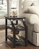 Ashley Furniture Signature Design - Mestler Chair Side End Table - Rectangular - Rustic Brown (Kitchen)