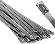 14" Stainless Steel Cable Ties - 25 pieces