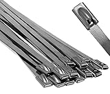 Electriduct 304 Stainless Steel Cable Ties 8 Inch