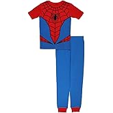 Marvel boys 2-piece Snug-fit Cotton Holiday Pajama Set, Soft & Cute for Kids
