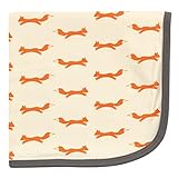 Touched by Nature Organic Receiving Blanket, Fox