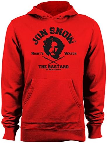 Jon Snow The Bastard Of Winterfell Nights Watch Game Of Thrones printed hoodies