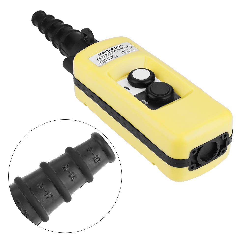Normally Open Lifting Pendant Controller Crane Chain Hoist Push Button