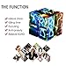 Dacawin(TM) Luxury EDC Starry Sky Datura Lightning Infinity Cube Mini For Stress Relief Fidget Anti Anxiety Stress Funny (F)