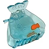 Blue Hair Clip for Women Girls, Acetate Claw Clip, Cute Animal Design Korean Style Ocean Animal Party Hair Clips and Barrettes Claws Hair Accessories