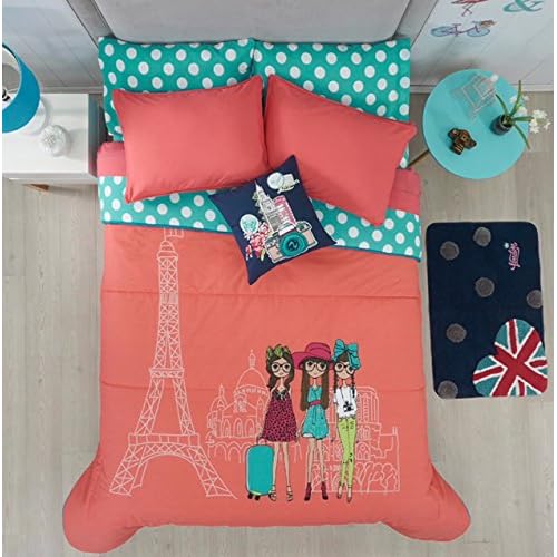 Limited Edition Paris London Rome Indian Chic Teens Girls