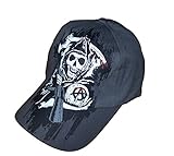 SOA Men's Sons of Anarchy Fear the Reaper Flex Fitted Baseball Cap / Hat