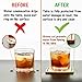 Navady Wood Funny Coasters for Drinks with Holder Set of 4 (3.9 x 3.9 Inches), Funny Dad Gifts from Daughter Son, Father's Day Gifts, Dad Birthday Gifts, Funny Dad Christmas Gifts (Best Father)
