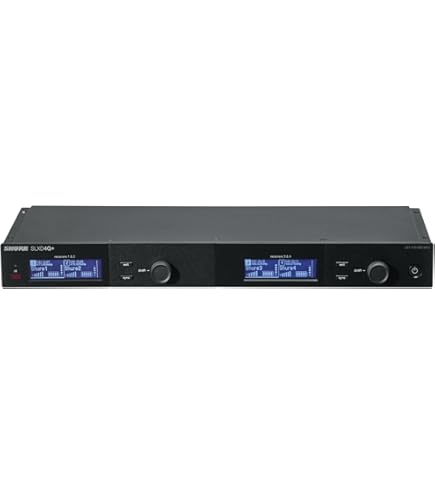 Amazon.com: Shure SLXD4 Dual Channel Receiver - for use with SLX-D