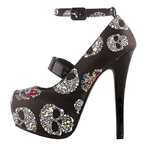 SHOW-STORY-Women-Sexy-Skull-Print-Ankle-Strap-Platform-Stiletto-Heel-Dress-PumpsLF80873