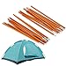 2pcs Aluminum Alloy Tent Pole Support Replacement Accessory for Camping Hiking, 142 inch/pc (1)