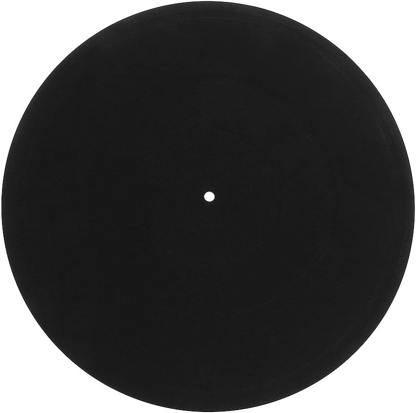 WEISHAZI Turntable Platter Mat 12" Audiophile Pad Anti-Static LP Vinyl Record Players Anti-Vibration