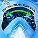 iClique Full Face Snorkel Mask - Tubeless Anti-Fog Anti-Leak Equipment for Adults Kids - 180 ° Panoramic Viewing - Free Swimming Waterproof Case for Phone - GoPro Adapter