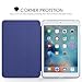 MoKo iPad Mini 4 Case - Slim Lightweight Smart-shell Stand Cover with Translucent Frosted Back Protector for Apple iPad Mini 4 7.9 inch 2015 Release Tablet, Navy BLUE (with Auto Wake/ Sleep)