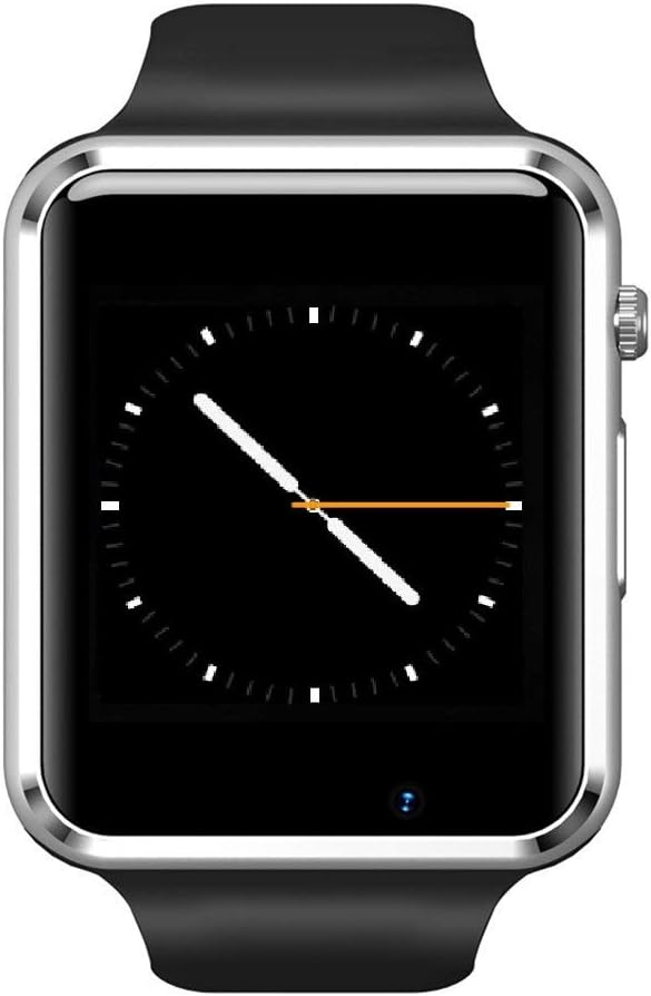 Wzpiss Smart Watch Bluetooth Smartwatch Touchscreen Wrist Watch Sports Fitness Tracker with Camera Pedometer SIM/SD Card Slot Compatible Samsung Android iPhone iOS for Kids Women Men (Silver)