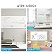 Dry Erase Whiteboard Stick Decal for Wall, ICENN Self-adhesive White Board Peel and Stick Contact Paper Roll Sheets for School, Classroom, Office, Home, Kids Drawing (17