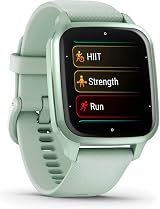 Garmin Venu Sq 2 GPS 40mm AMOLED Smartwatch Cool Mint view 5