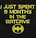 Brisco Brands Spent 9 Months in the Cave Superhero Baby Romper Boys or Girls