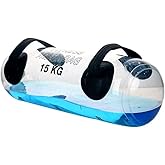 OBELGEOYA Aqua Dumbbell Bag Water Weights 30-55 lbs – Adjustable Water Weight Training Bag for Core Strength, Balance, Stability, Functional Fitness, Home Gym & Full Body Workout, Cross Training, HIIT