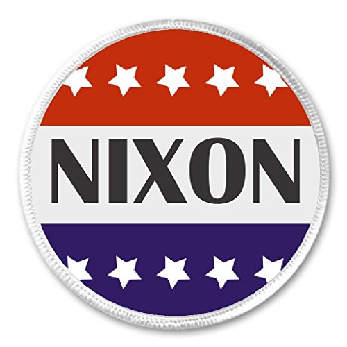 Nixon Red White Blue Stars 3" Sew On Patch President Richard