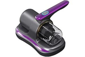 Orqoou Mattress Vacuum Cleaner,Handheld Bed Vacuum Cleaner with Light,Dust Mite,Cordless Vacuum for Mattress,Sofa,Hair,Carpet