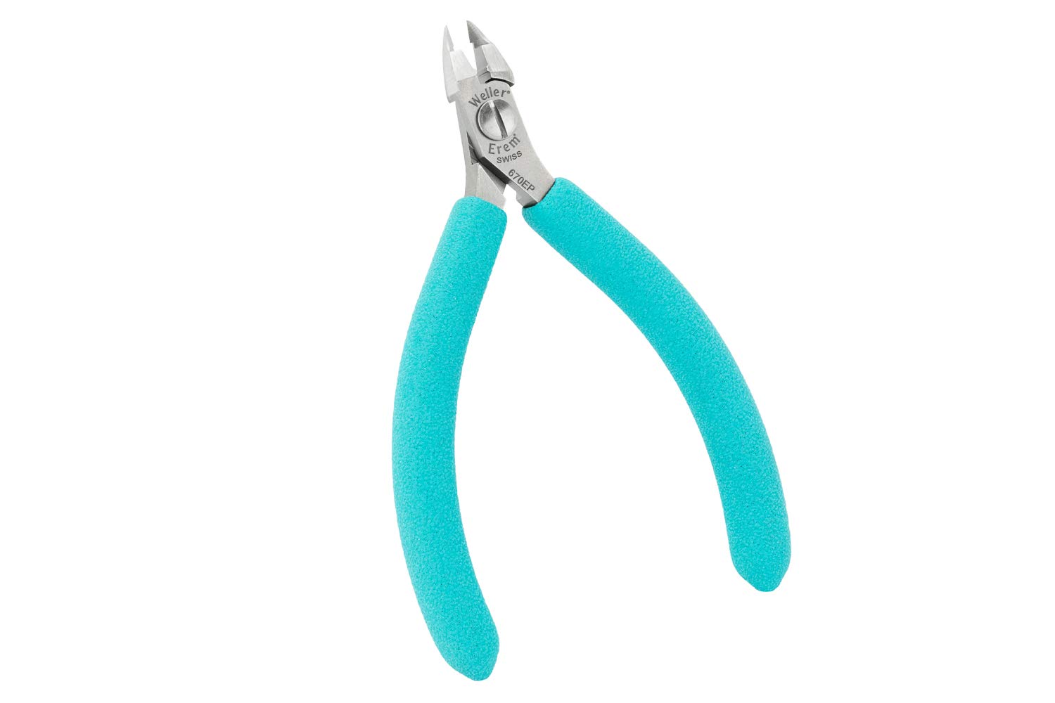 Weller Erem 670EP Precision Side-Cutting Pliers with High Precision Screw System for Easy Operation, Flush, 110 mm