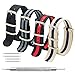CIVO Watch Strap 4/8 Packs - 16mm 18mm 20mm 22mm 24mm Premium Ballistic Nylon Watch Bands Zulu Style for Men Women
