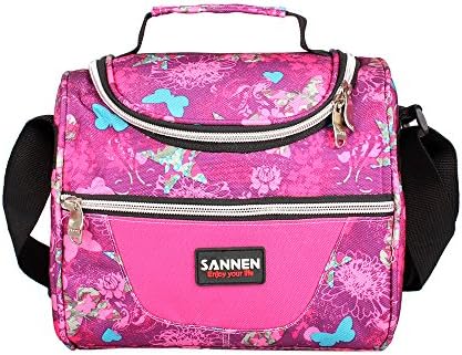 Tengling Reusable Lunch Box Insulated Lunch Bag Tote with Zip Closure,Cooler Bags for Work Men Women Adults Kids With Adjustable Strap 7L-b