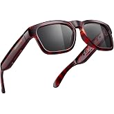 OhO Open Ear Smart Glasses, UV400 Z87.1 Lightweight Bluetooth Sunglasses | Up to 10H Playtime, Hands-Free Calling, Music Playback, Voice Control, Polarized Lens, Unisex for Daily Wear &amp; Outdoor Sports