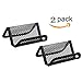 Partstock 2-Pack Business Card Holder,Metal Mesh Desk Office Business Card Stand Organizer - Holder 50 Name Card, Business Card Display Phone Holder