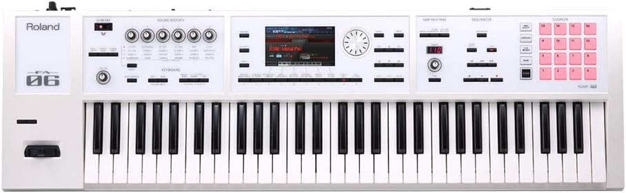 Amazon Roland Fa 06 Sc シンセサイザー 限定ホワイト 61鍵盤 島村楽器限定 オリジナルカラー 背負える ケース付属 ローランド シンセサイザー 楽器 音響機器