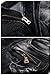 Men's Stylish Camo Straight Fit Stitching Moto Biker Black Jeans W32