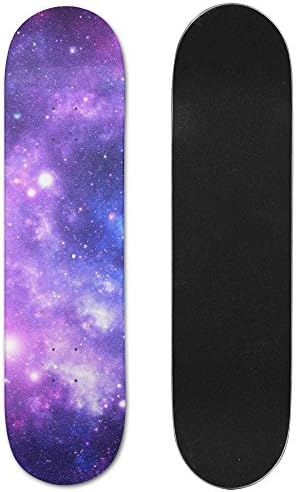 LzVong Longboard Galaxy Vintage 31 Inch Maple Complete Double Kick Concave Standard Skateboards Skate Boards