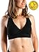 Kindred Bravely French Terry Racerback Nursing Sleep Bra for Maternity/Breastfeeding (X-Large, Black)