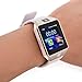 Amazingforless Bluetooth Touch Screen Smart Wrist Watch Phone with Camera - White