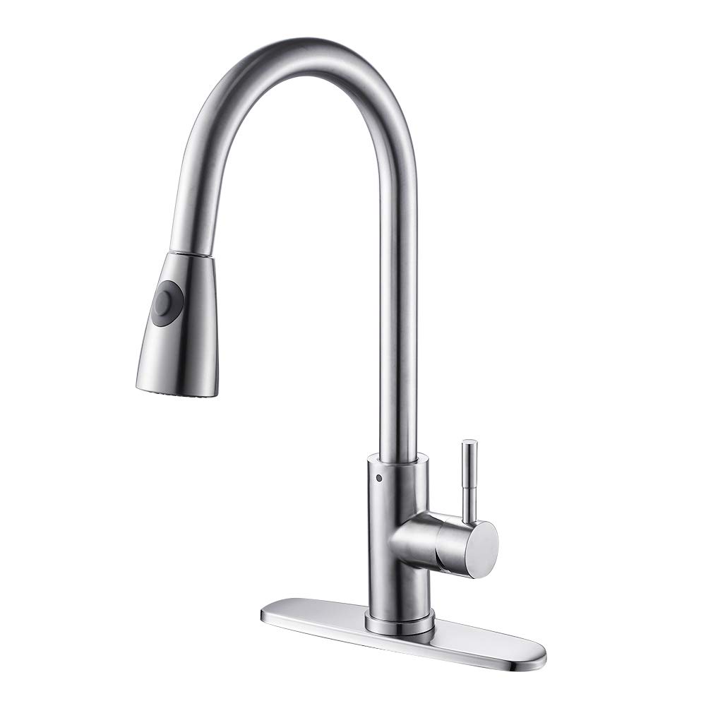 Hotbestus Single Handle Commercial Kitchen Faucet With