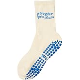 Shapes Studio Crew Half Calf Grip Socks, Cutest Fruits Pilates Socks, Ruffle socks, Non-Slip, Barre Yoga Fitness