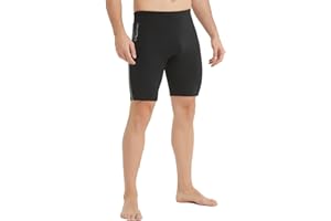 Lemorecn Men's Wetsuit Pants 2mm Super Stretch Neoprene, Wetsuit Shorts Men for Swimming Snorkeling Scuba Diving Surfing Kayaking Water Sports