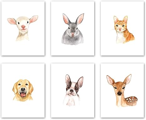 baby farm animal nursery decor