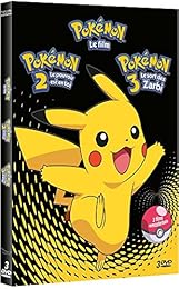 Pokémon - Coffret : Le Film 1 - Mewtwo Contre Mew + Le Film 2 - Le Pouvoir Est En Toi + Le Film 3 - Le Sort Des Zarbi - Pack