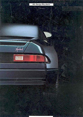 1988 Volkswagen Xenon Automotive Design Studio Brochure