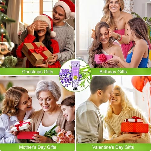 Crema de Manos 40 Pack, Set de Regalo Mujer Crema Manos, Mini Crema Manos con 10 Aromas, Crema Hidratante para Manos Secas y Agrietas,Regalo Mujer para Compañeras,Novia,Cumpleaños,Navidad,San Valentín