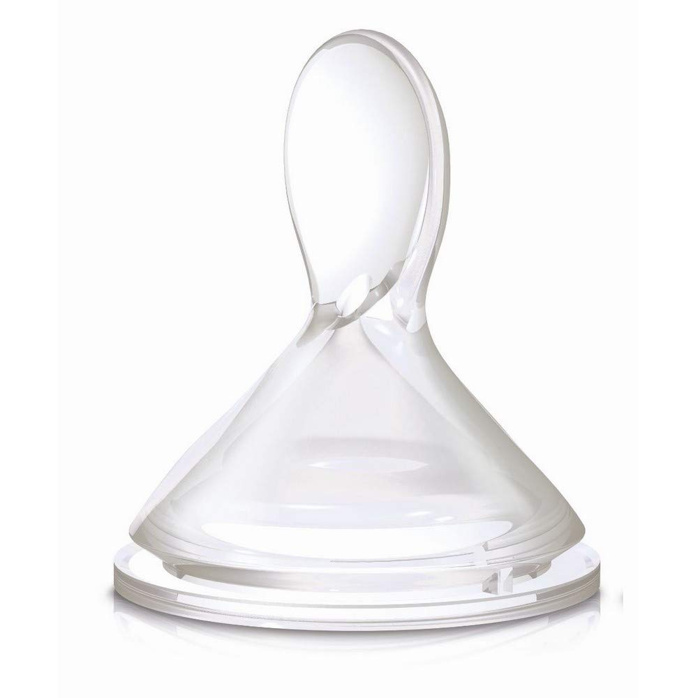 Nûby ID0020 Soft Silicone Spoon Attachment for Thick Food Special Food Transparent