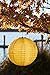 Allsop Home and Garden 31617 Soji Illume 14” LED Outdoor Solar Lantern, Handmade with Weather-Resistant UV Nylon, Marigold (1-Count)