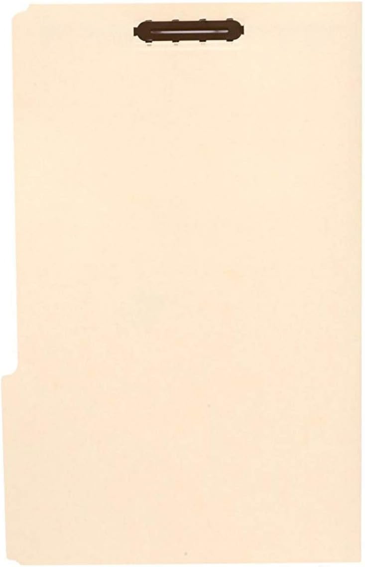 The File King - Manila File Folder - Legal Size - 1/3 Cut Top Tab in Assorted Positions for Filing Cabinets and Drawers - Box of 50 : Office Products