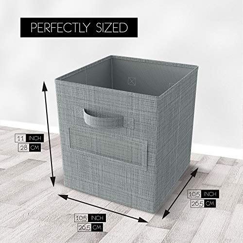 Royexe Storage Cubes (Set of 8) Storage Baskets Features Dual