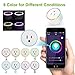 WiFi Smart Plugs that Work with Alexa& Google Home, Smart Outlet with RGB Light, No Hub Required, APP Remote Control from Everywhere, Overload Protection and Timer Function【Upgrade】