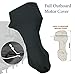 SavvyCraft Heavy Duty Full Outboard Boat Engine Motor Cover, Color Gray/Blue/Black