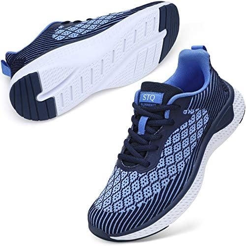 STQ Slip On Breathe Mesh Walking Shoes Women Fashion Sneakers Comfort Wedge  Platform Loafers, Navy, 8 price in UAE | Amazon UAE | kanbkam