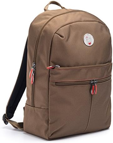 CRISTINA GIRL Women's Large Backpack Nylon Koko Collection (Caramel)